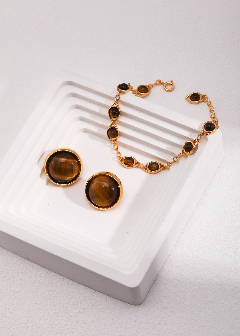 Natural Tiger’s Eye Bracelet | S925 Sterling Silver