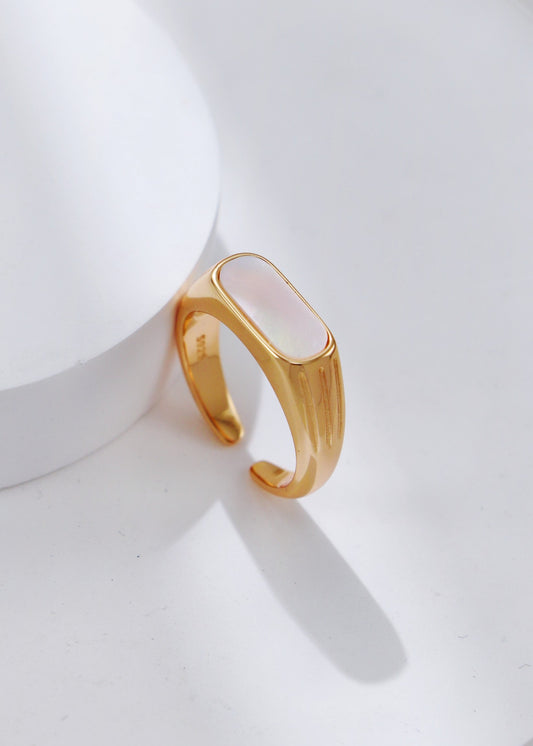 Mother-of-Pearl Ring | S925 Sterling Silver