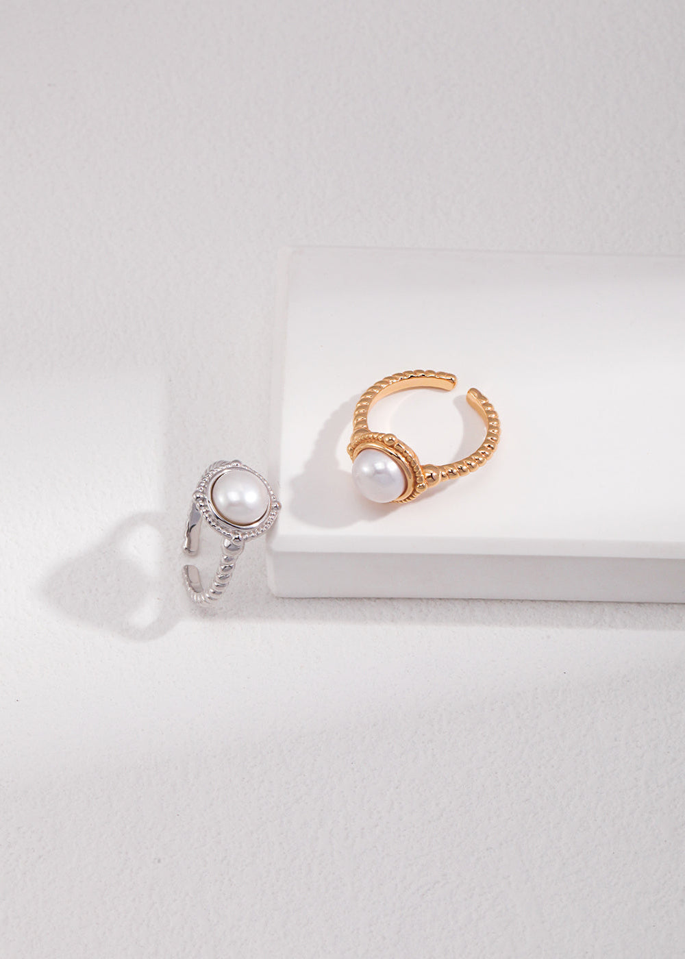 Natural Pearl Silver Ring