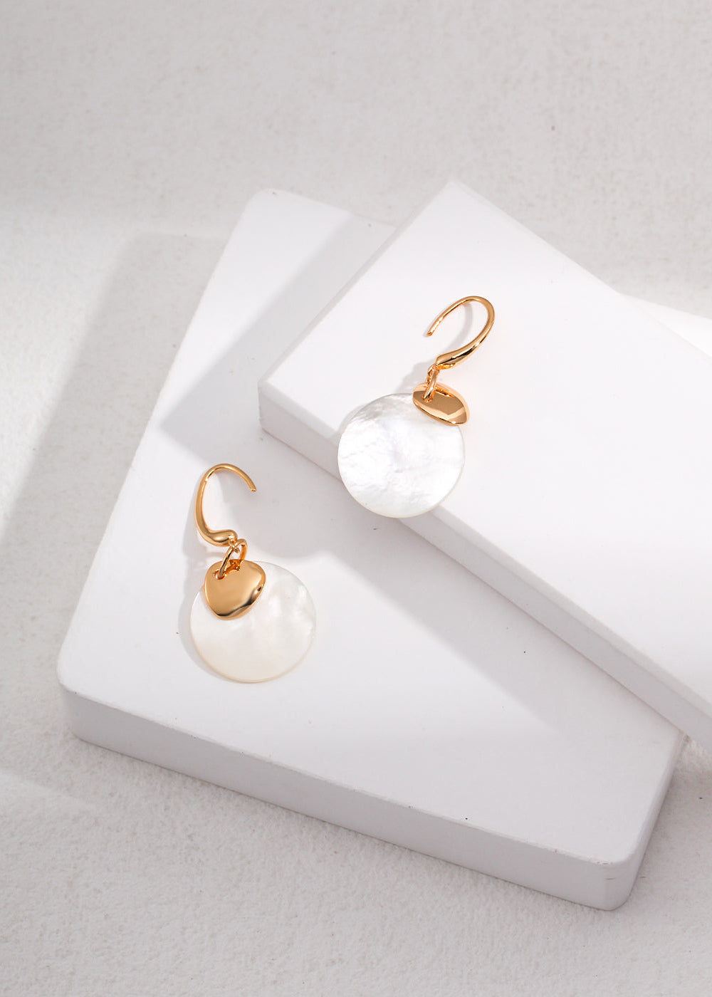 Mother-of-Pearl Silver Earrings