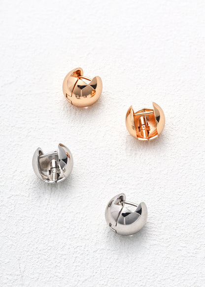 Minimalist Hoop Earrings | 925 Silver