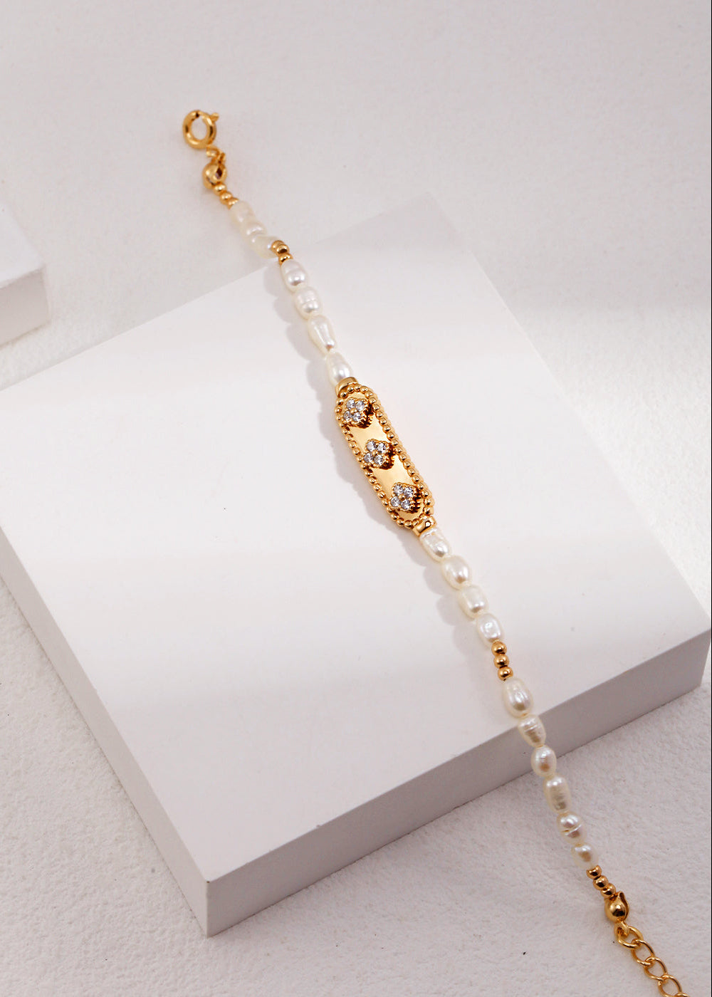 Natural Pearl Silver Bracelet