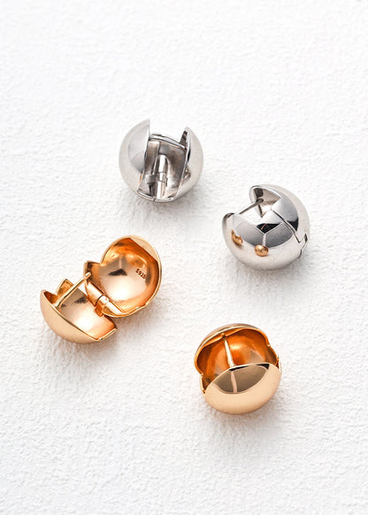 Minimalist Hoop Earrings | 925 Silver