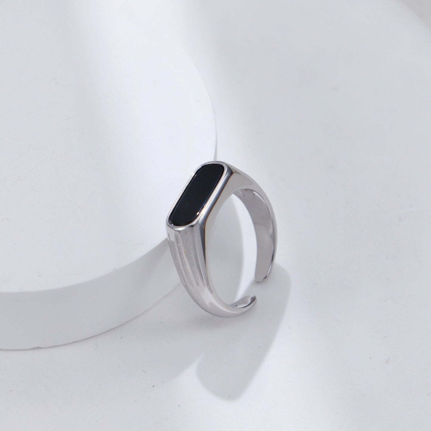 Natural Agate Ring | S925 Sterling Silver
