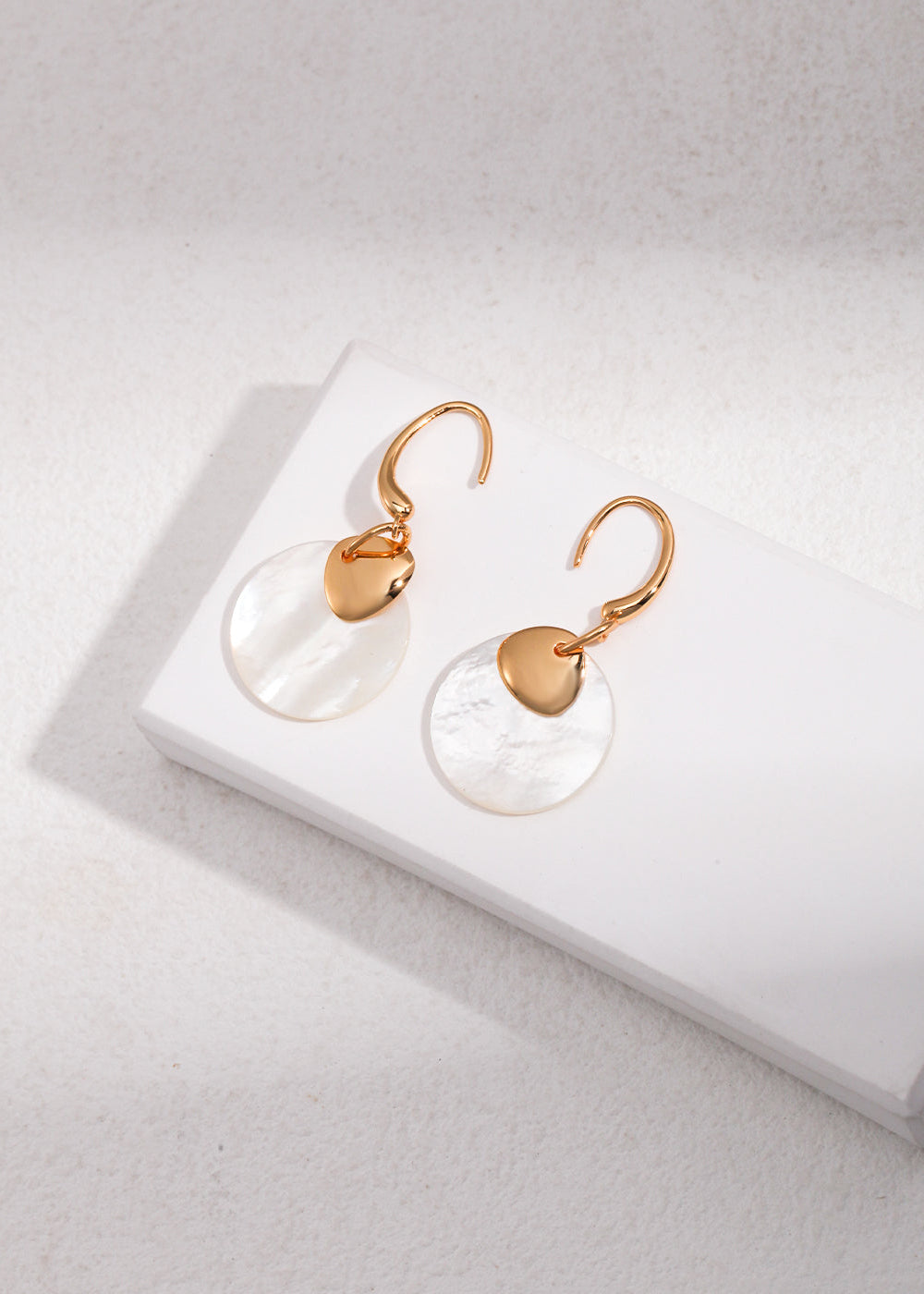 Mother-of-Pearl Silver Earrings