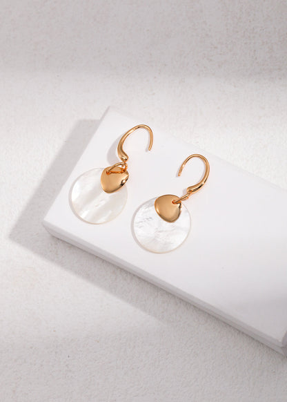 Mother-of-Pearl Silver Earrings