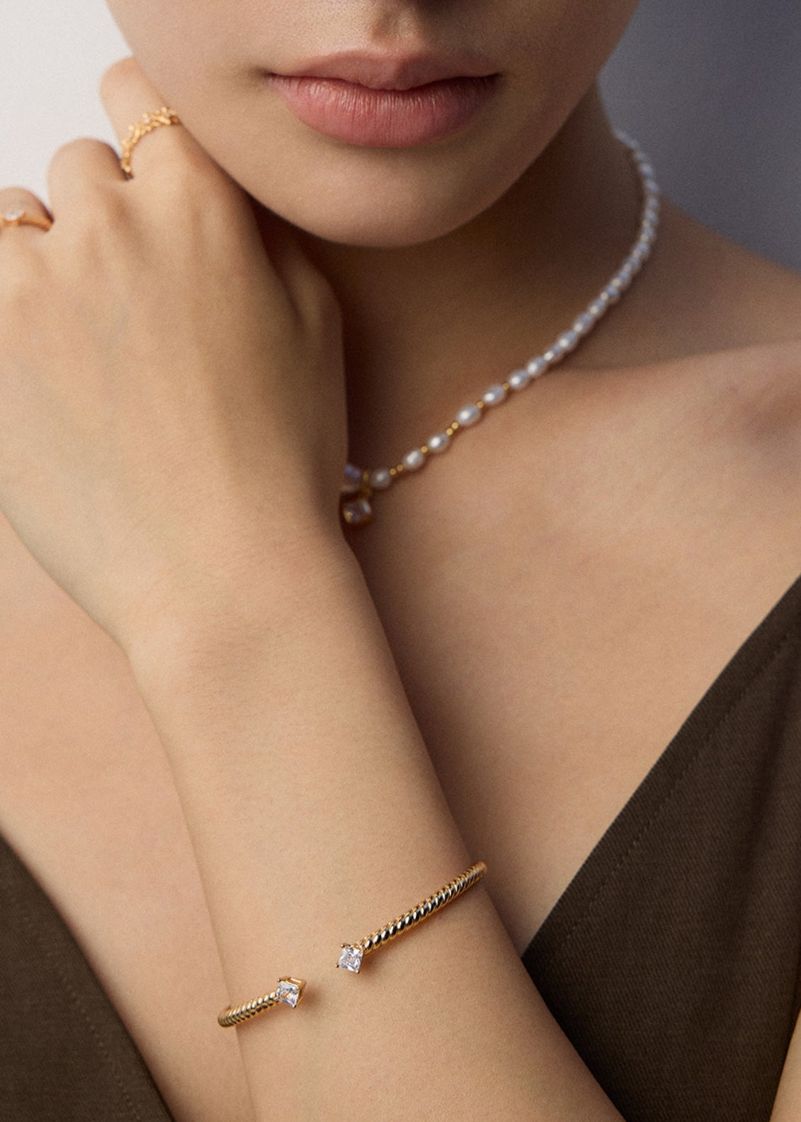 Zircon Adjustable Bracelet | S925 Sterling Silver