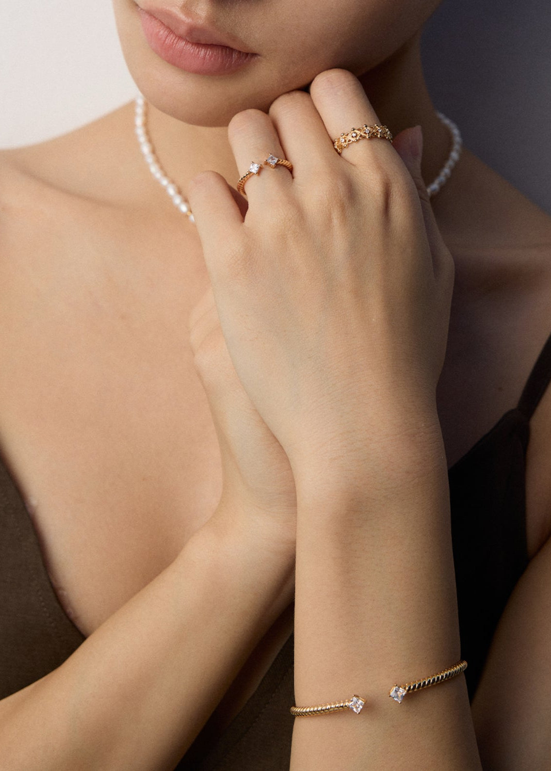 Zircon Adjustable Bracelet | S925 Sterling Silver