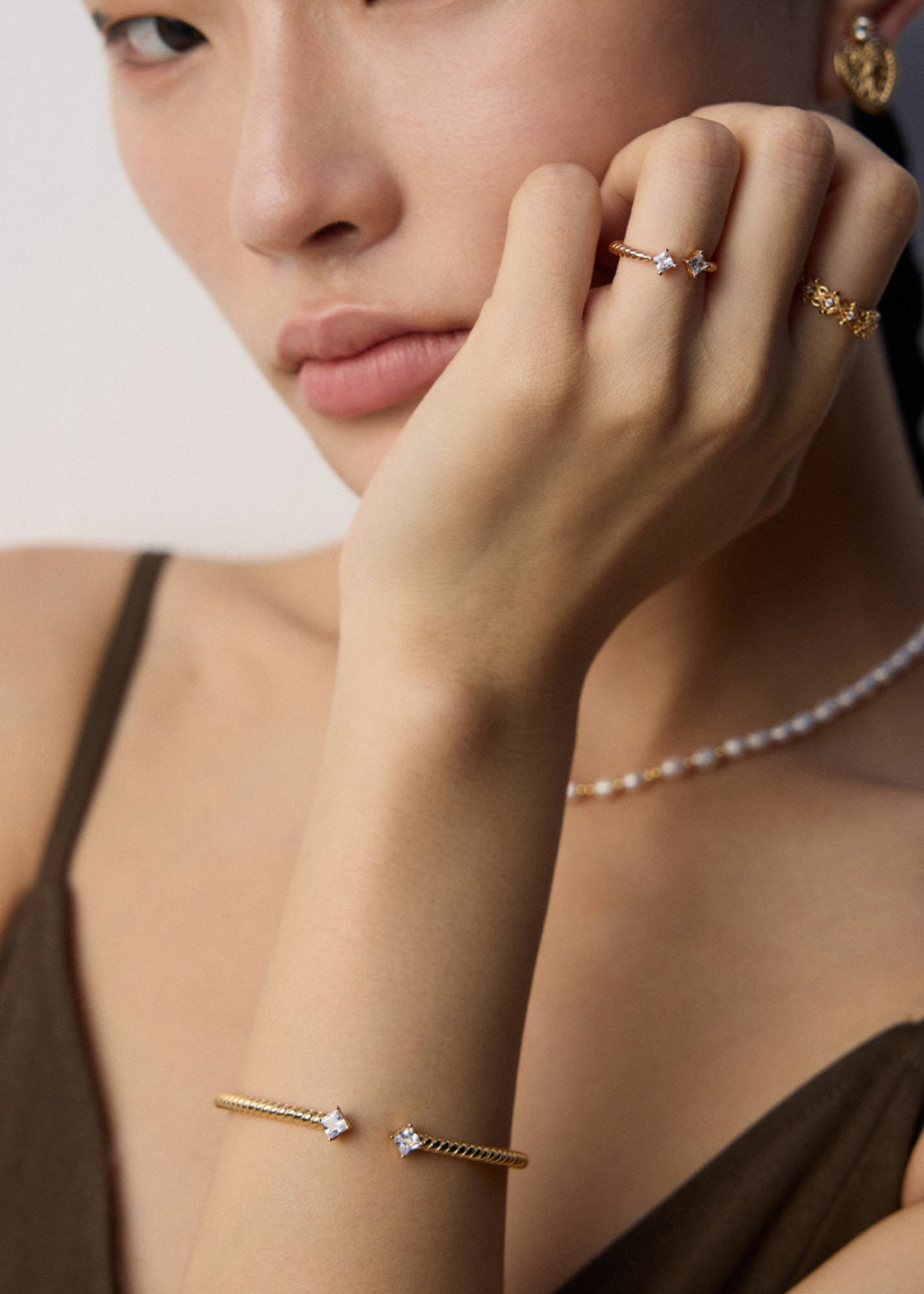 Zircon Adjustable Bracelet | S925 Sterling Silver