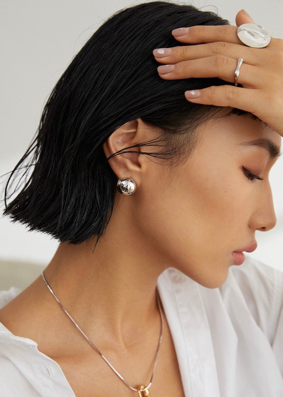 Minimalist Hoop Earrings | 925 Silver