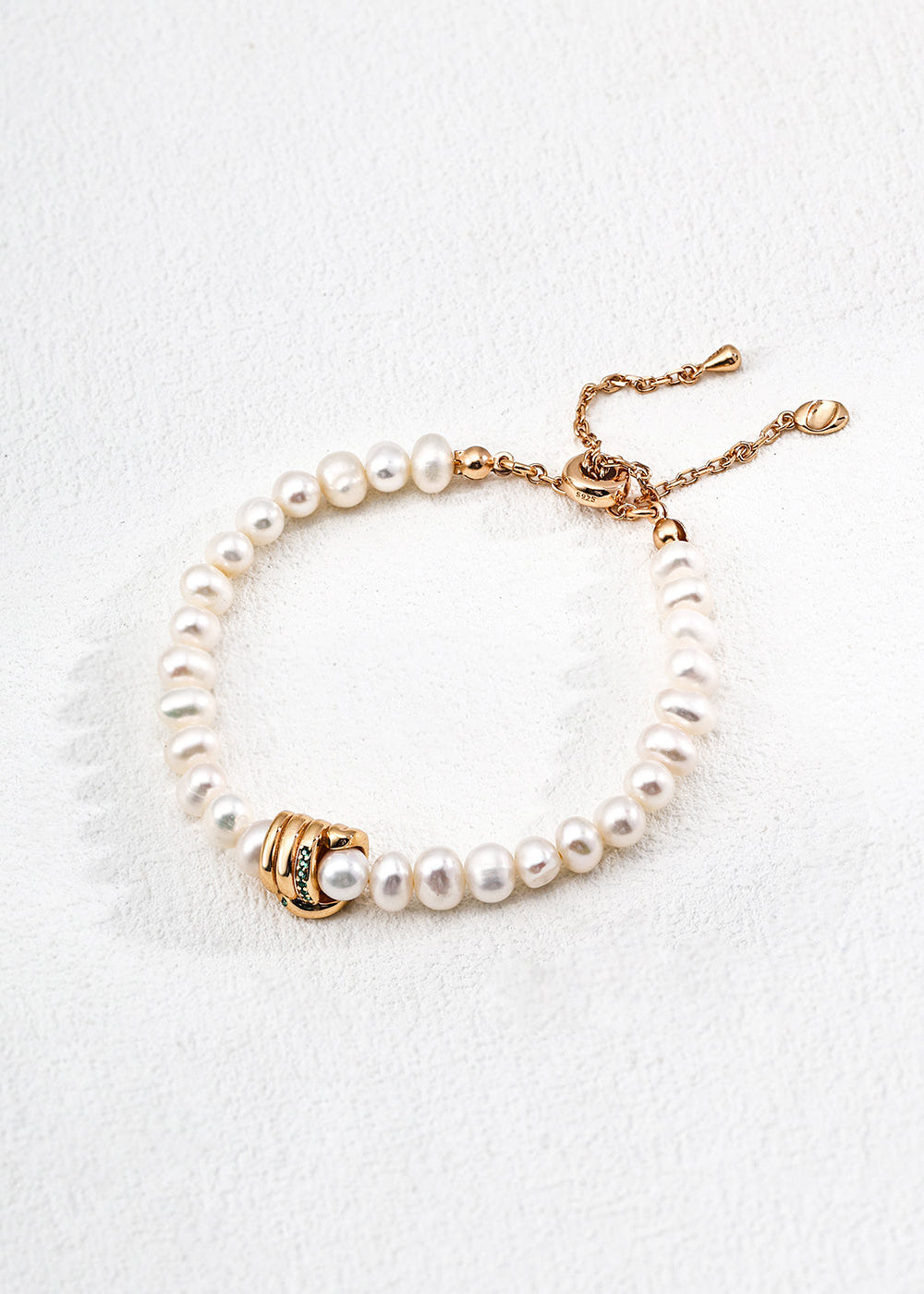 Natural Pearl Bracelet | S925 Sterling Silver
