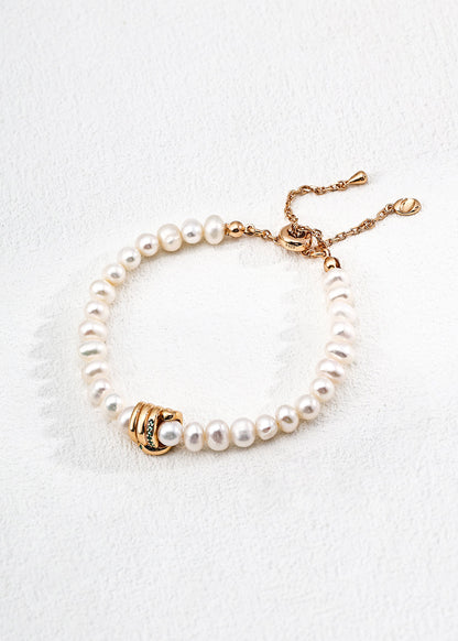 Natural Pearl Bracelet | S925 Sterling Silver