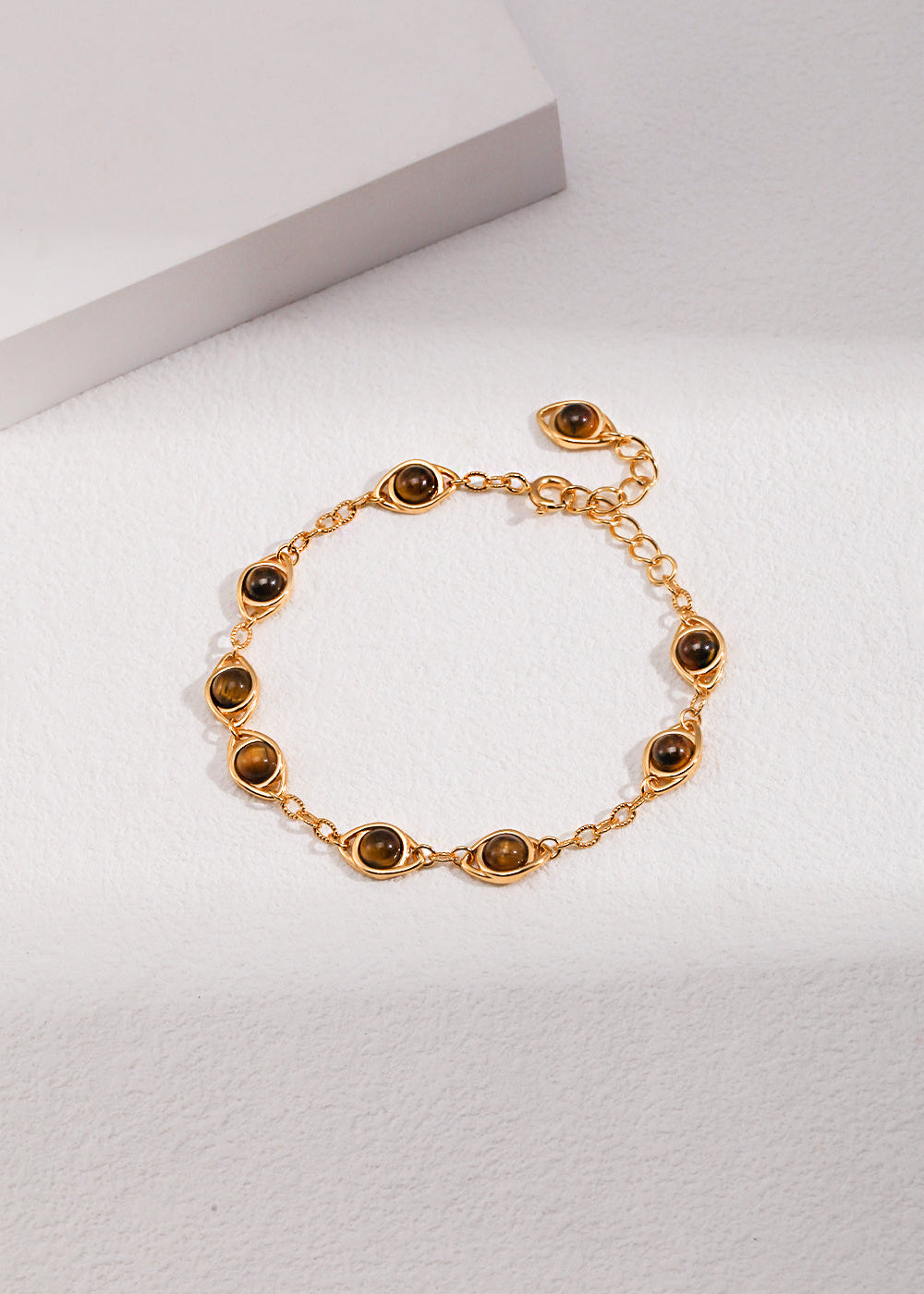 Natural Tiger’s Eye Bracelet | S925 Sterling Silver