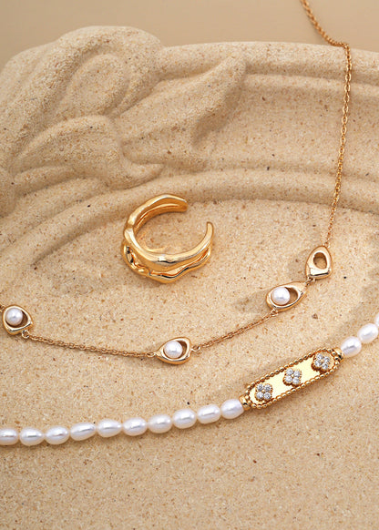 Natural Pearl Silver Bracelet