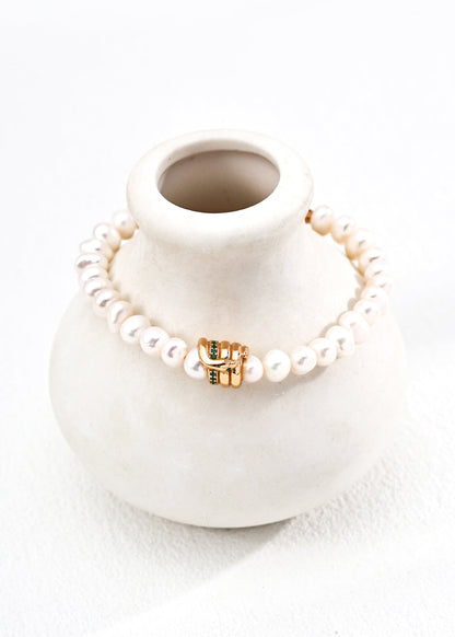 Natural Pearl Bracelet | S925 Sterling Silver