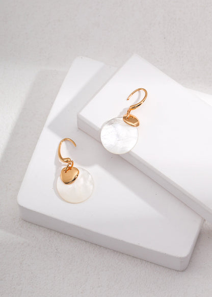 Mother-of-Pearl Silver Earrings